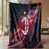 AC Milan Theme blanket Soft Flannel Blanket Plush Throw Blanket Cozy Sofa Bed Blanket for Home Decor