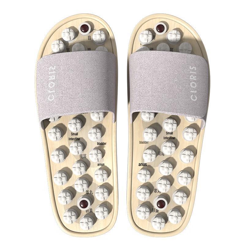 CLORIS Magnetic Jade Stone Foot Massage Slippers