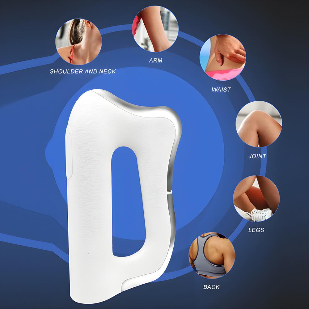 2025 Electric Fascia Massager Body Scraping Warm compress Vibration Muscle  Relaxation Body Lifting Guasha Massage Knife tool