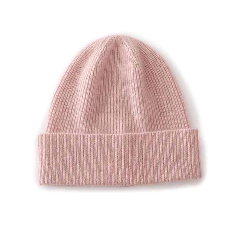 Soft and Glutinous Cashmere Hat New Autumn and Winter Women's Fashionable and Casual Ear Protecting Pile Hat  Fashionable Knitted Hat