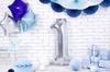 Balon Foliowy Cyfra "1" Srebrny 86 Cm
