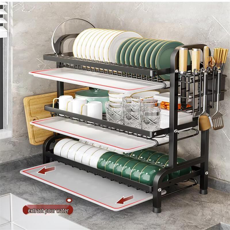 Hanyou Multi-functional Two-Tier Dish Drying Rack