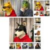 Maschera a Testa di Cavallo Halloween Cosplay Accessorio Costume Per Adulti Spaventosa E Realistica