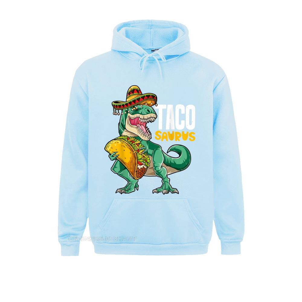Tacosaurus Taco Cinco De Mayo Kids Boys Dinosaur T Rex Cute Fitness Tight Sweatshirts Long Sleeve Hoodies For Unisex Hoods Autumn