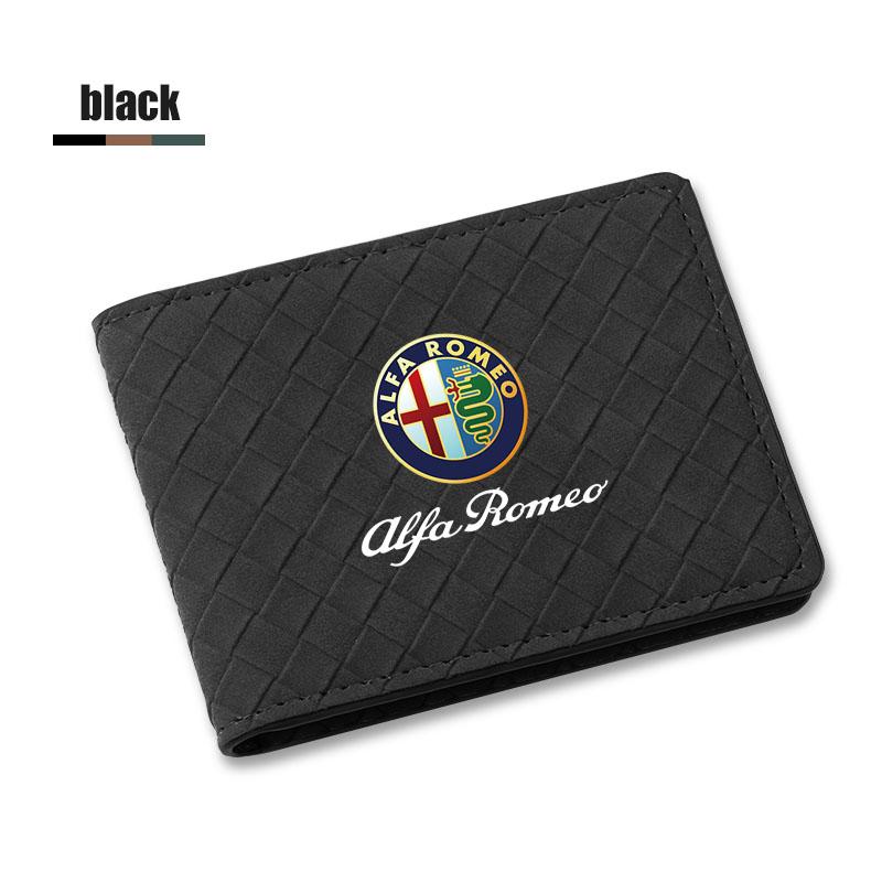 LMRGZ1 For Alfa Romeo Car Driver License Cover Leather Auto Driving Documents Case Credit Card Holder For Alfa Romeo 4C 159 166 Giulia