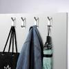 4pcs Stainless Steel Adhesive Towel Hooks Self Adhesive Waterproof Stick on Hooks No Drill Space Saving Heavy Duty Hooks