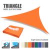3/5/6M Waterproof Awning Orange Sunshade Sun Shade Sail For Outdoor Garden Beach Camping Patio Pool Sun Canopy Tent Sun Shelters