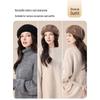 JIUMU Women's Embroidered Wool Beret Hat