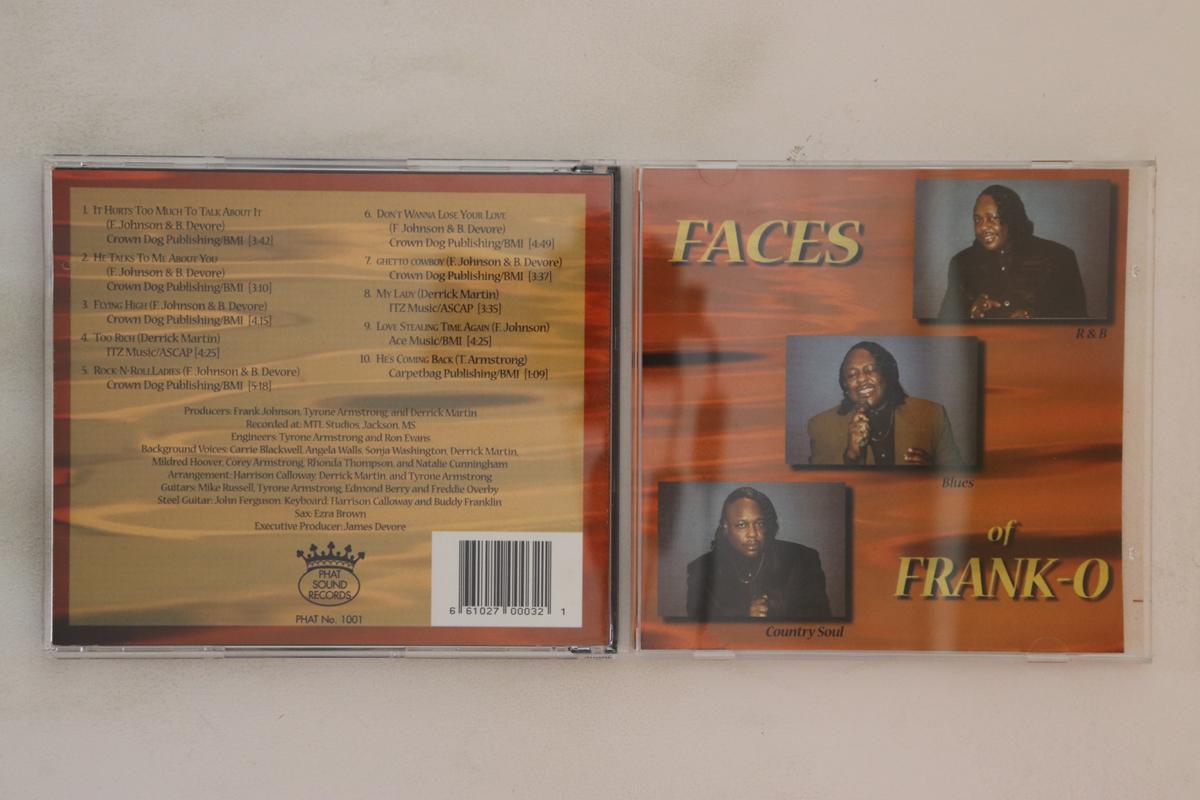 

CD FRANK JOHNSON - Faces Of Frank-o NONE PHAT SOUND Non Japan Soul/Funk Used