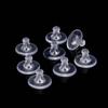 Accesorios para pendientes de joyería hechos a mano: Tapones para los oídos de silicona ecológicos y pendientes de plástico transparente antideslizantes y anticaídas.