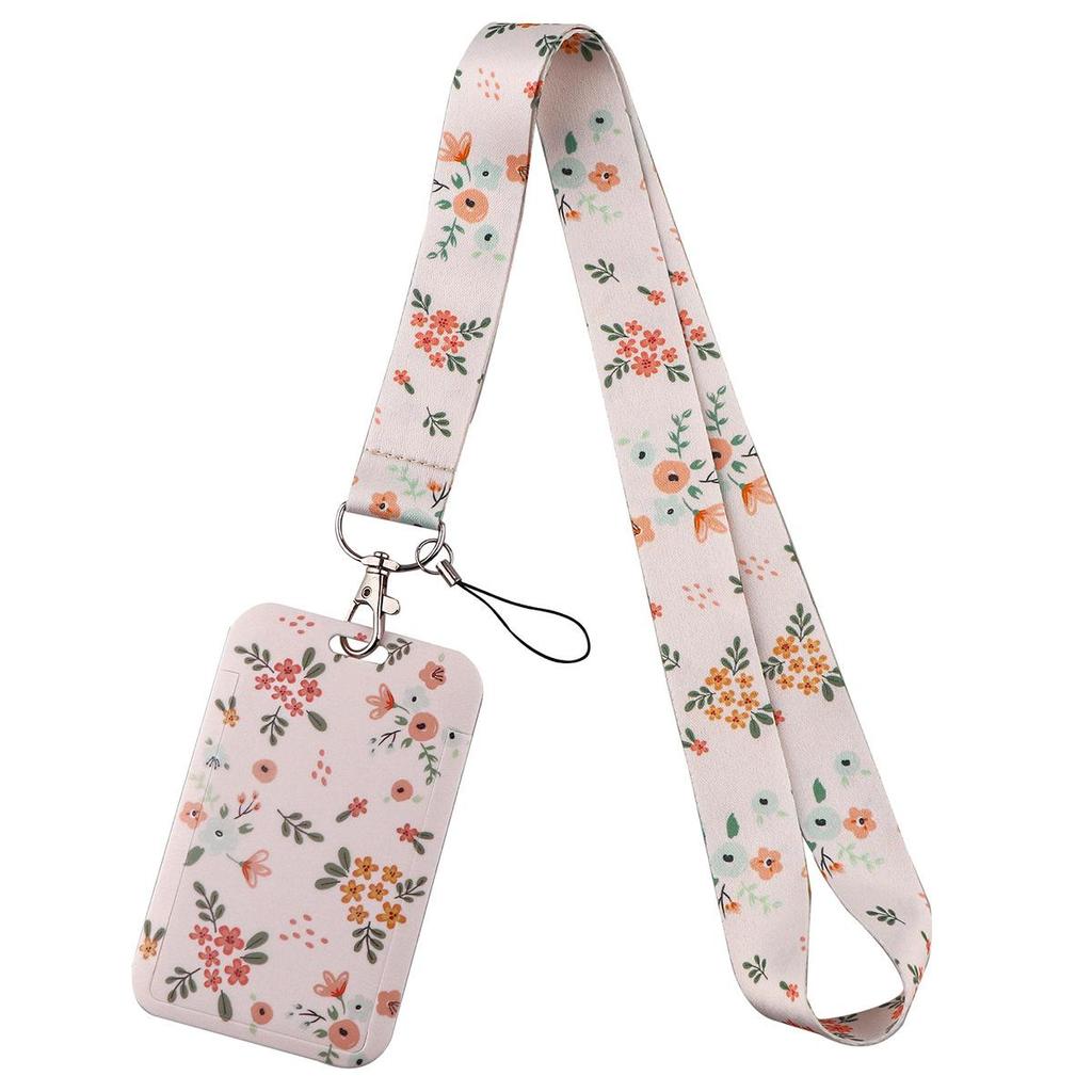 Ausweishalter Rosa Schleife Lanyards für Schlüssel Nackenband für Karten Ausweis Fitnessstudio Schlüsselanhänger Krankenschwester Zubehör
