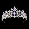 European and American Bride Crown Hair Accessories Crown Dress Accessories  Wedding Styling Headwear for Women