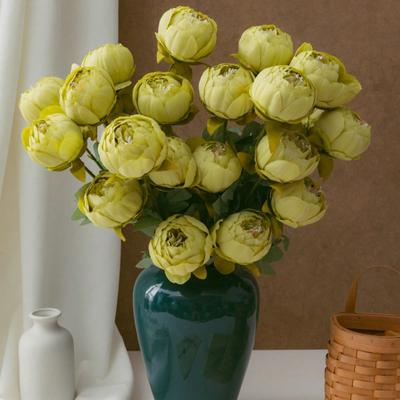 20,1 collas mākslīgā peonijas zieds, mākslīgā peonijas zīda zieds ar gariem kātiem, virtuves dekors, Valentīndienas Mātes dienas dāvanas dzimšanas diena izlaidums