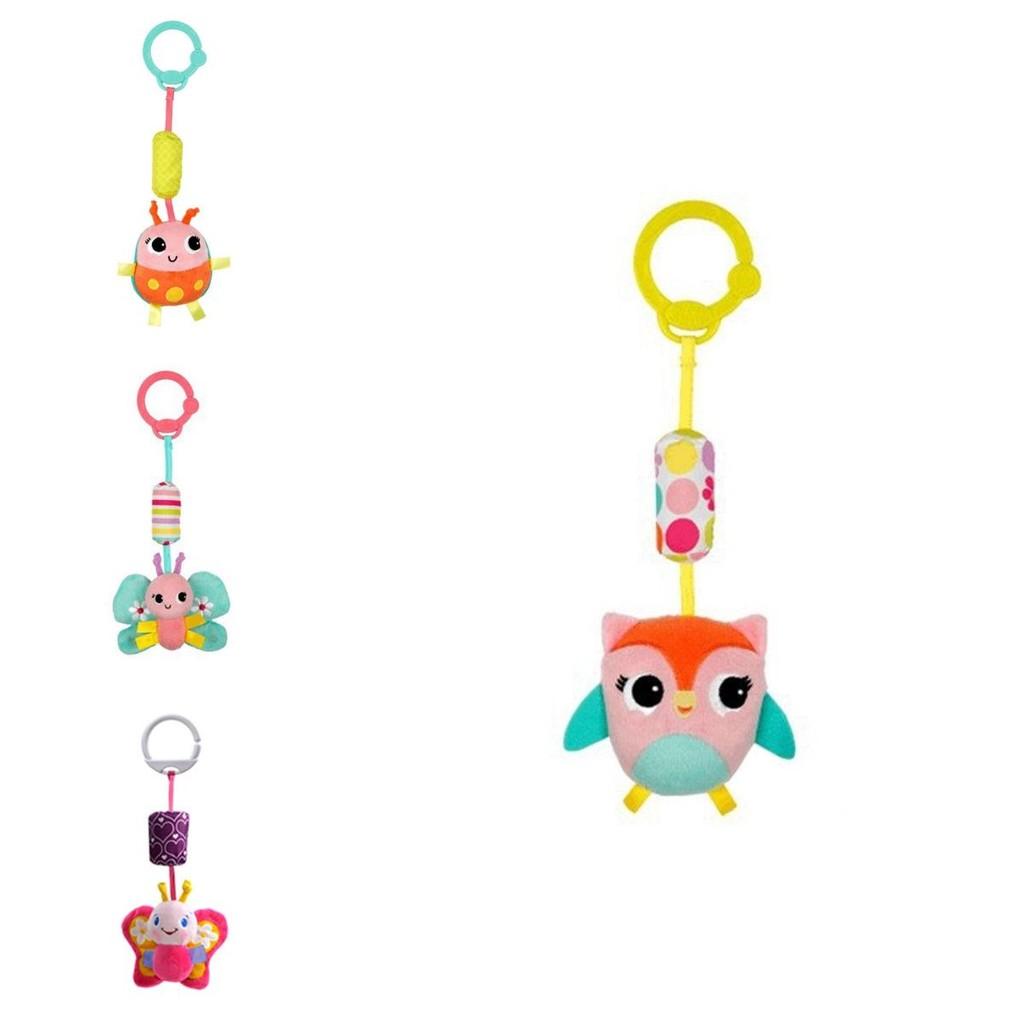 Adorable Animal Handbells Musical Developmental Toy For Kids Soft Plush Rattle