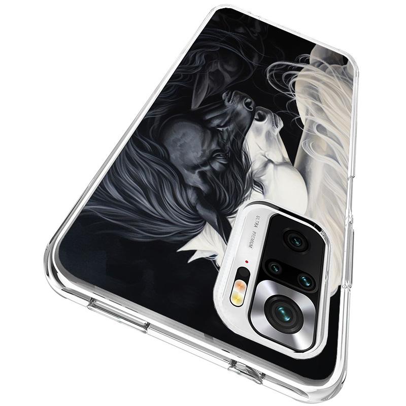 Animal Black Horse Cover Phone Case For Xiaomi Poco F7 Ultra X7 X6 X5 Pro M7 Redmi 15C 15 13C 13 12C 12 10C 10 9A 9C 9T 9 Shell