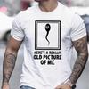 New Summer Men's Fashion T-shirt Personality Tadpole Letters Printed Men's T-shirt Top