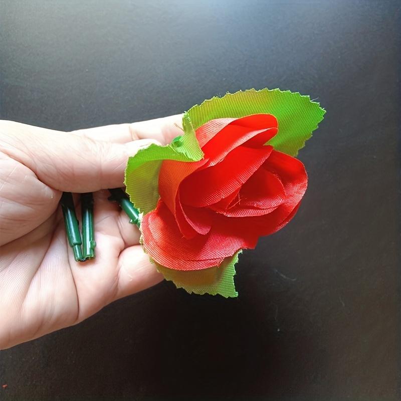 1pc Classic Couple Confession Magic Folding Rose Magic Props, Empty Handed Flower Close-up Magic