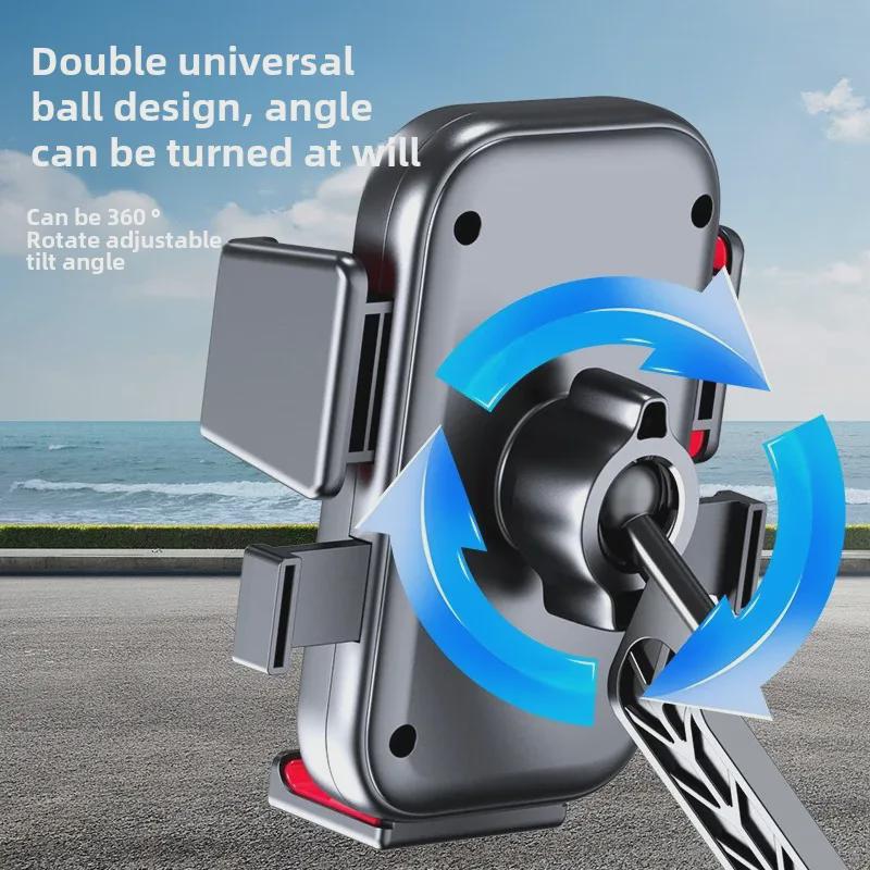Multifunktions-Telefonhalter für Autos und Fahrräder: Verwendung für Elektrofahrzeuge, Motorräder, Fahrräder, Takeaways und Navigationssysteme