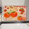 Cartoon Tomato Pattern Entrance Door Mat Nordic Style Home Doormat Bathroom-Toilet Mats Bedroom Hotel Decor Mat