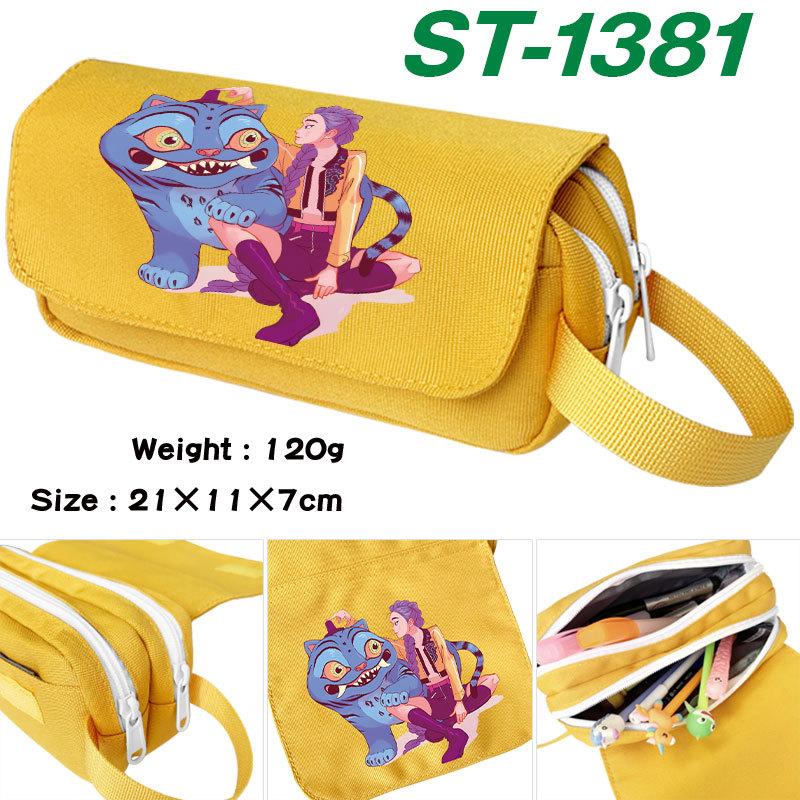 Waterproof Handheld Pencil Case, Universal Waterproof Pencil Case for Animation Trend Literary and Artistic Students