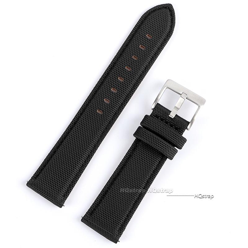 

20 22mm Geniune Leather Nylon Bracelet for Rolex Watchband for Seiko Wristband for Huawei High Quality Quick Release Watch Belt 22mm