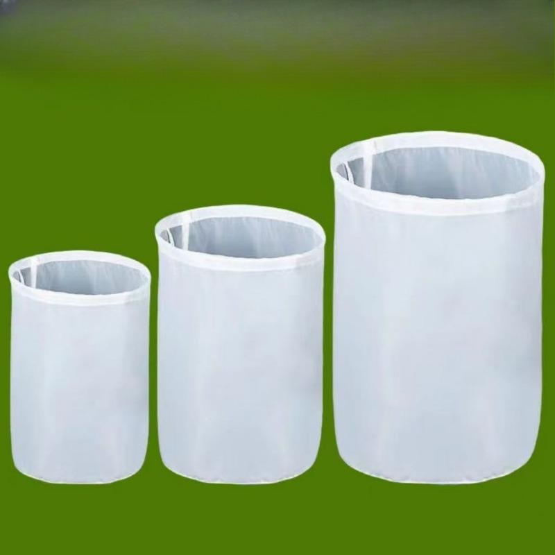 Cylindrical Nylon Filter Bags for Beer, Rice Wine, Wine, Tea, Soybean Residue, Sweet Potato Starch, and Filter Mesh Bags for Separating Residue