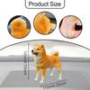 Dog Figurine Car Dashboard Decoration Collection Shiba Inu Statue Tabletop Ornament for Shelf Home