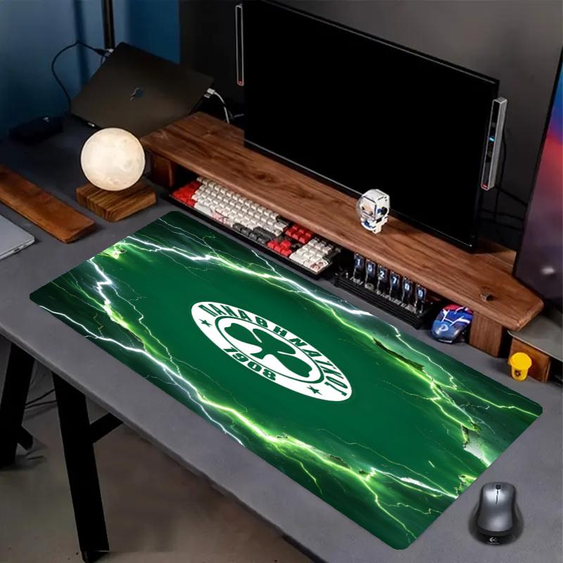 Panathinaikos FC Print Mouse Pad, Anti‑Slip Desktop keyboard Mat, for PC Laptop Gaming Working Daily Use, Cool Festival Birthday Gift