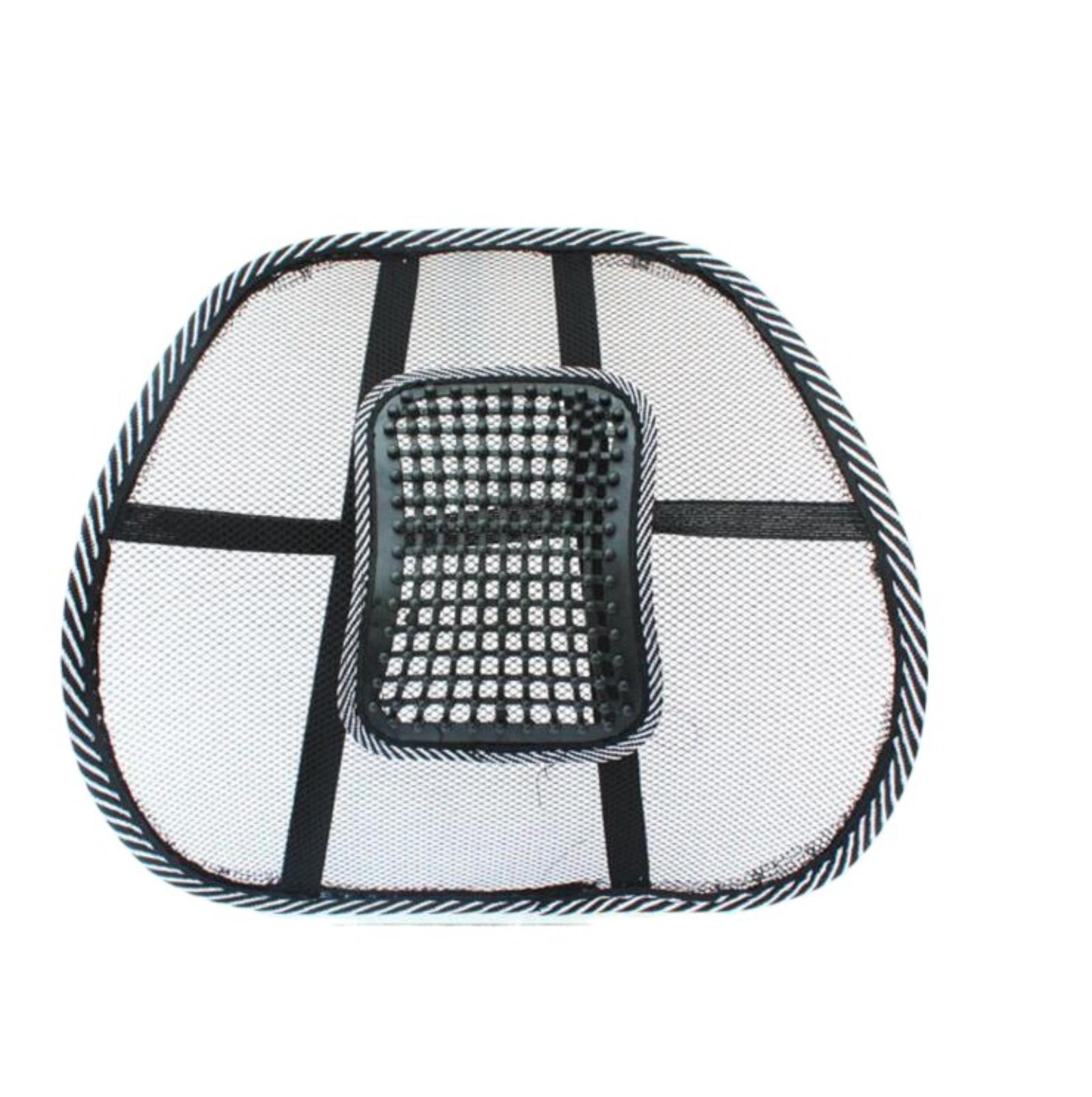 

Car Leather Nail Summer Steel Wire Lumbar Support Car Cushion Lumbar Pad One Size