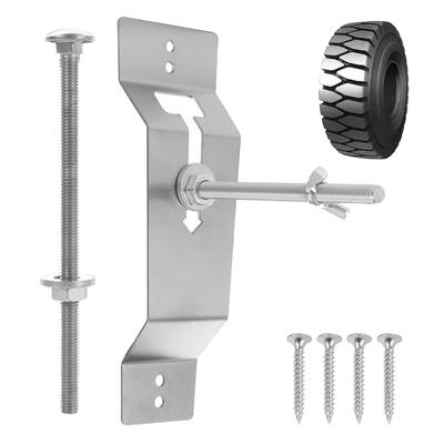 Wall Mount Spare Tire Carrier Holder Generic Save Space Wheel Bracket Wear Resistant Durable Tire Carrier Bracket Trailer