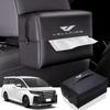 HUDIY Car Tissue Case for New Vellfire 40 Series Car Tissue Holder Leather Material