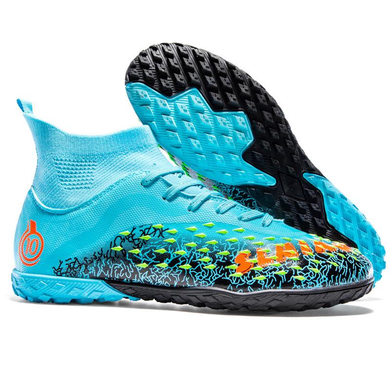 High Top Football Shoes Primary School Students TF Broken Nails Youth AG Long Nails Adult Ping Competition Training Shoes Men and Women