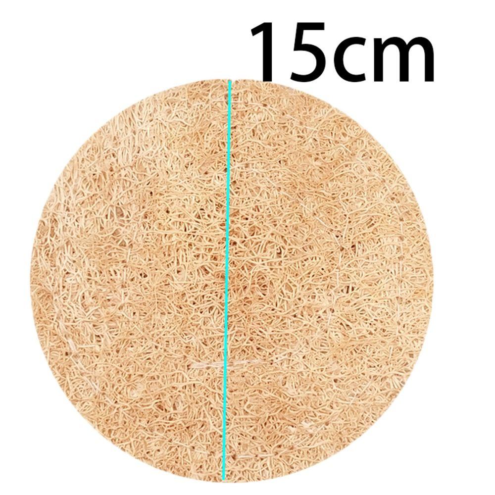 Natural Tea Cup Mat Round Loofah Mat Tea Set Accessories Teapot Pad  Teapot