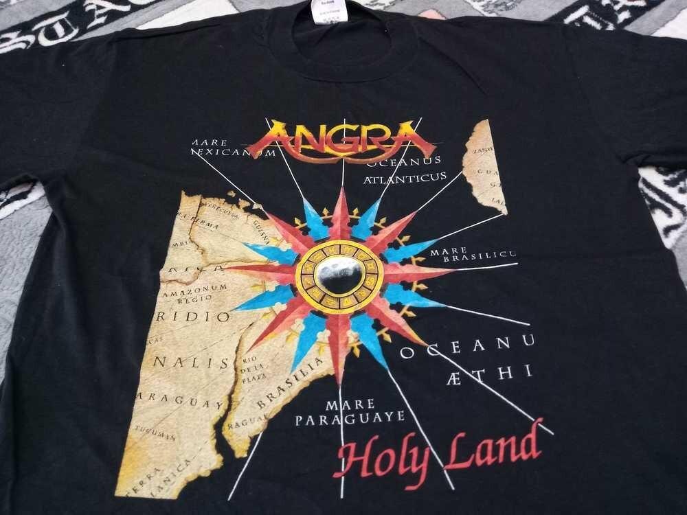

Rare! Angra Band Holy Land Shirt Unisex Concert S to 5XL Unisex T-Shirt M