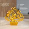 Lucky Feng Shui Citrine Tree of Life Bonsai – Gift for Women & Men | Showpiece for Home Decor Living Room | Positive Energy Items |