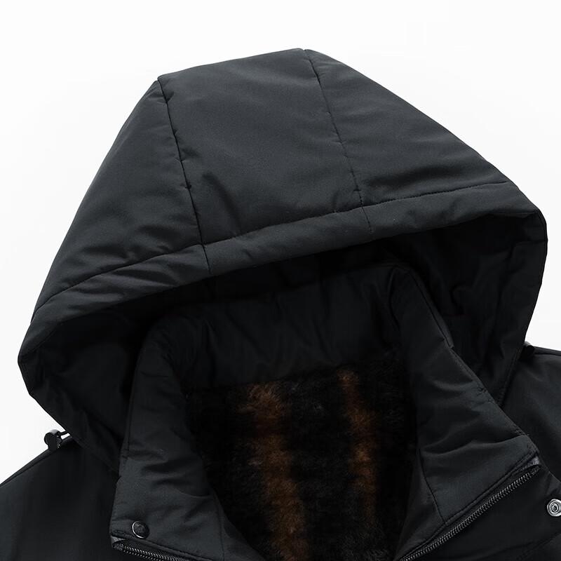 JEEP SPIRIT Men's Fleece-Lined Hooded Winter Jacket