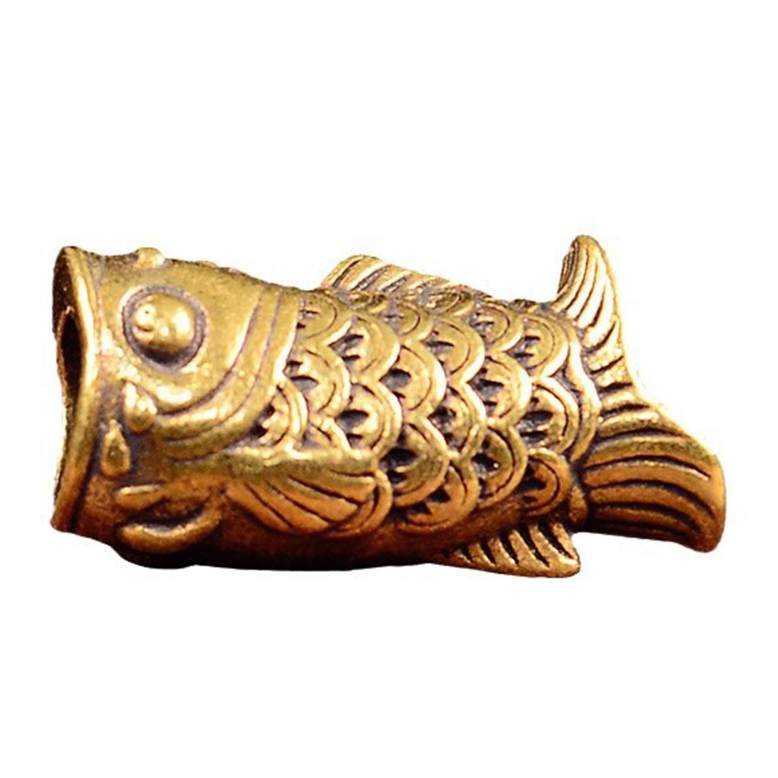 

Antique Koi Brass Paracord Connector For Key Rings Backpacks And Multi Purpose Utility Decor жёлтый