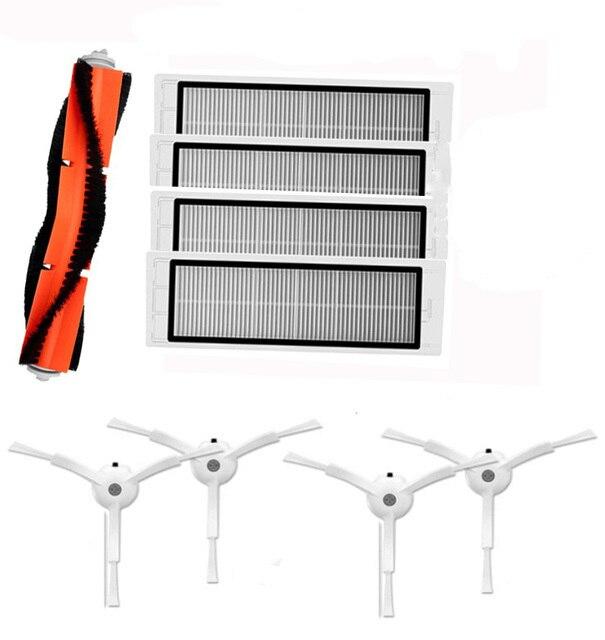 New Main Brush Washable Hepa Filter Side Brush Kit for Xiaomi Mi Vacuum 1st 1S Robot Roborock S50 S51 S55 S6 T60 T61 T65 Parts