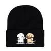 Winter Maltese Knit Hat With Printed Design For Men Women Casual Weather Cold