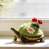 Lovely 3D Mushroom and Flower Knitted Sweater for Pet Turtles Soft Comfortable Fabric for Costume Parties