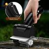 Cordless Grill Scrubber Electric BBQ Brush, Type-C Rechargeable Cleaning Brush with High-Speed Motor, Power for Outdoor Splash Guard, Stainless Steel