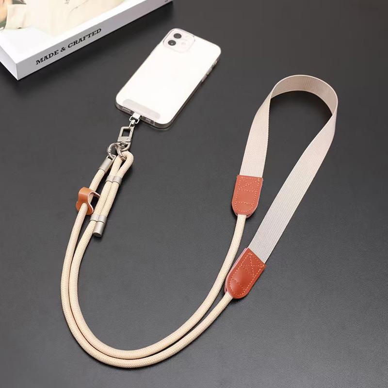150Cm Adjustable Upgraded Widened Shoulder Mobile Phone Lanyard Camera Rope High-End Decompression Phone Hanging Rope
