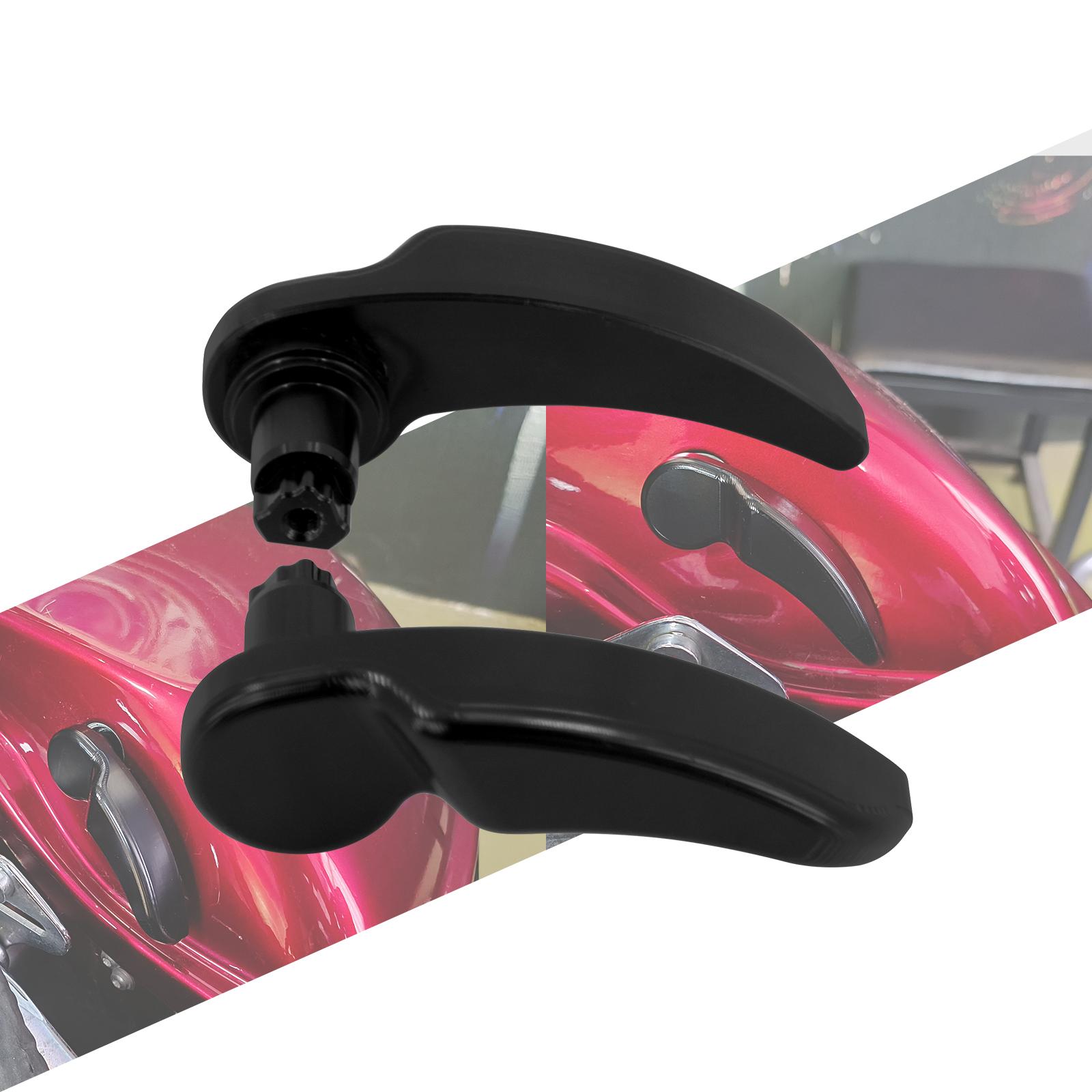 Motorcycle Gloss Black Saddlebag Latch Kit Saddle Bag Lid Lifter For Harley Touring 2014-2023 Cvo Road King Flhr Street Glide чёрный