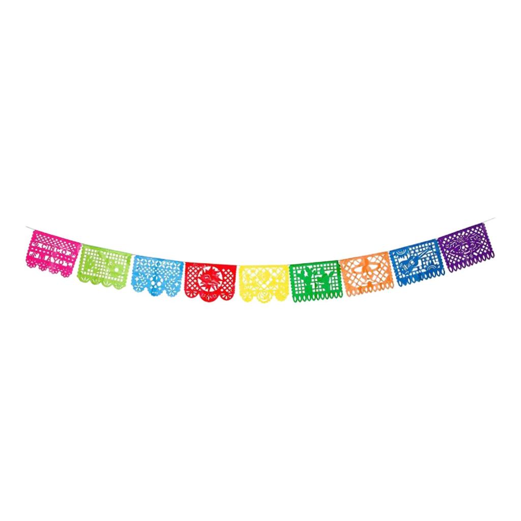 Mexican Party Banner Mexican Themed Party Decorations Reusable Large Bunting Flags Fiesta Hanging Banner for Cino DE Mayo