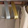 Triangle Hangers Lightweight Durable Clothes Hangers Anti Slip Aluminum Alloy Metal Hanging Rack Closet Clothing Hangers