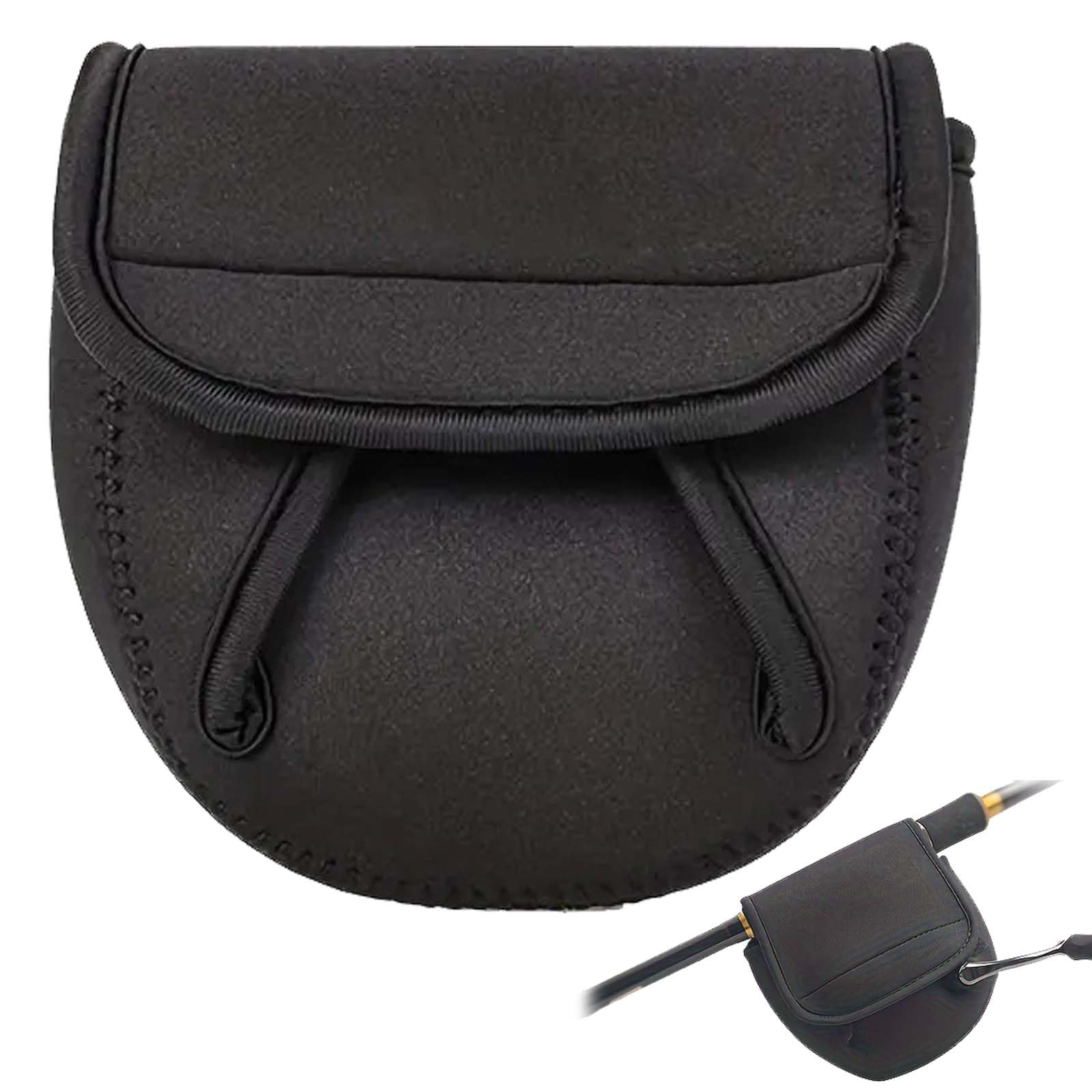 EsiFare Reel Cover Fishing Reel Cover Reel Pouch Fishing Reel Case Fishing Reel Protector Reel Protective Cover Waterproof Breathable Wear-resistant чёрный
