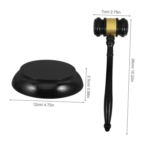 Gavel and Block Set, Auction Hammer, 1 Set of Wooden Judge Gavel Justice Gravel Court Hammer Auction Mallet Auction Sale Gavel Wooden