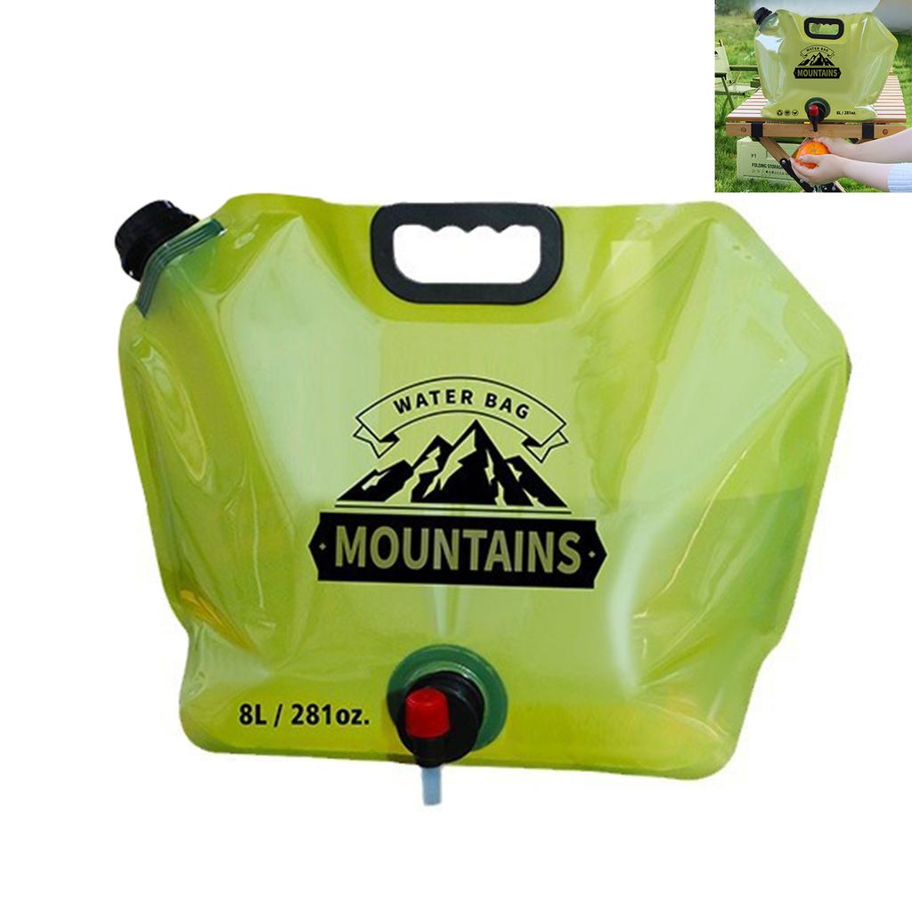 Food Grade Foldable Water Bag Portable Camping Storage Container For Outdoor Travel Car Emergency Use