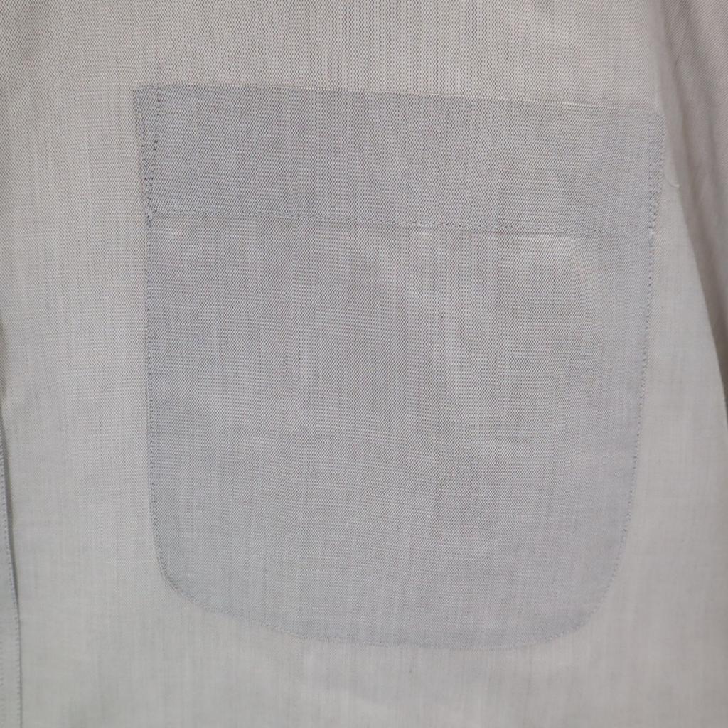 ARMANI COLLEZIONI Long sleeve Cotton shirt 41 Gray Men's Used
