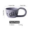 350ml Large Capacity Ceramic Mug Hand Pinched Big Ears Home High Value Water Cup Milk Coffee Cup Couple Pair Gift Cup